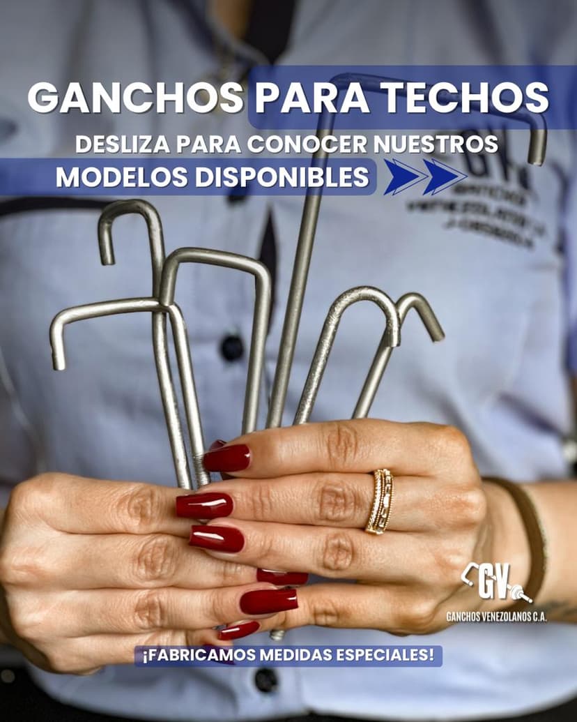 Ganchos para Techo